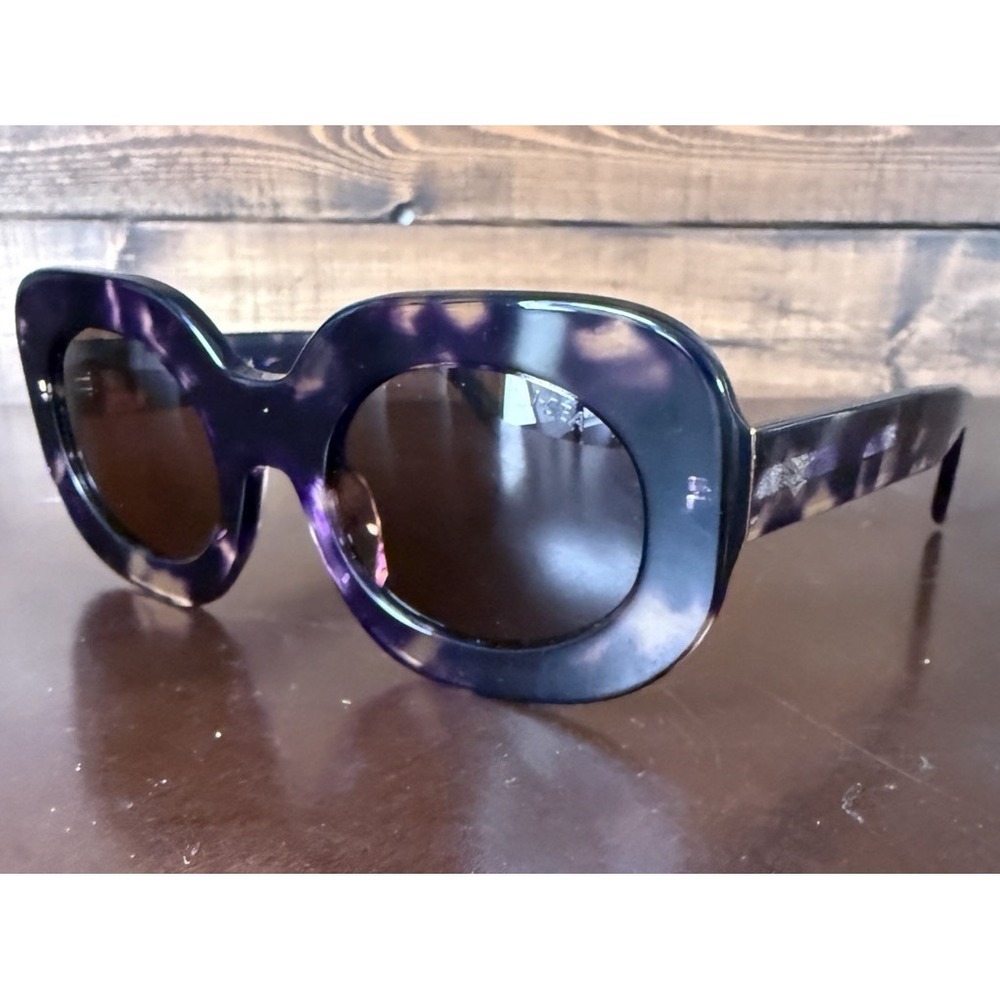 I-SEA Anthropologie Sunglasses Alanna Brown & Plum Turtle 29164062